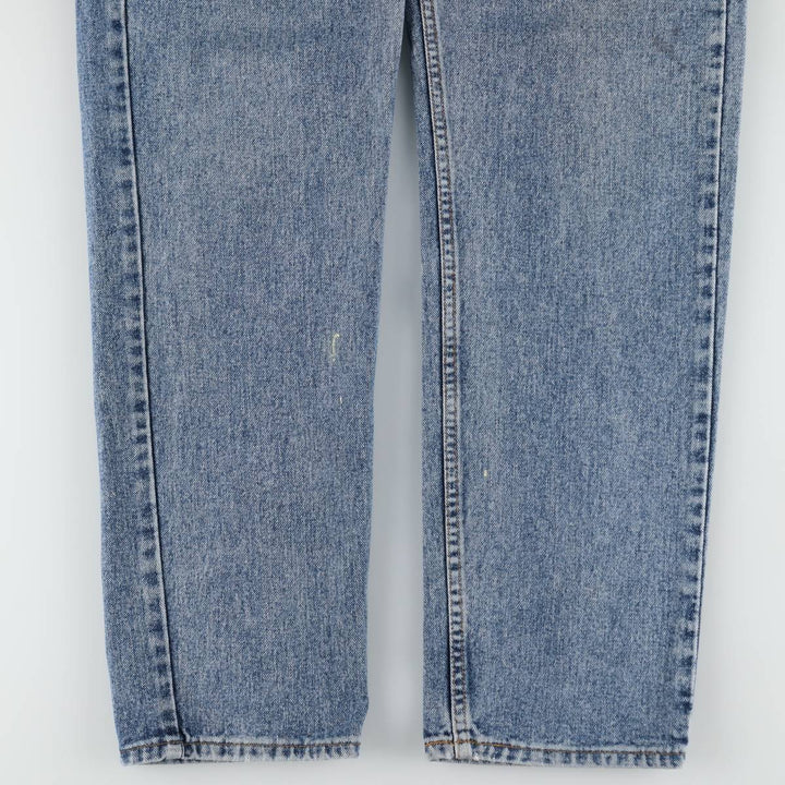 90'S Levi's 505 Tapered Denim Pants Made in USA Men's W34 Vintage cotton Blue type light blue Vintage Second Hand