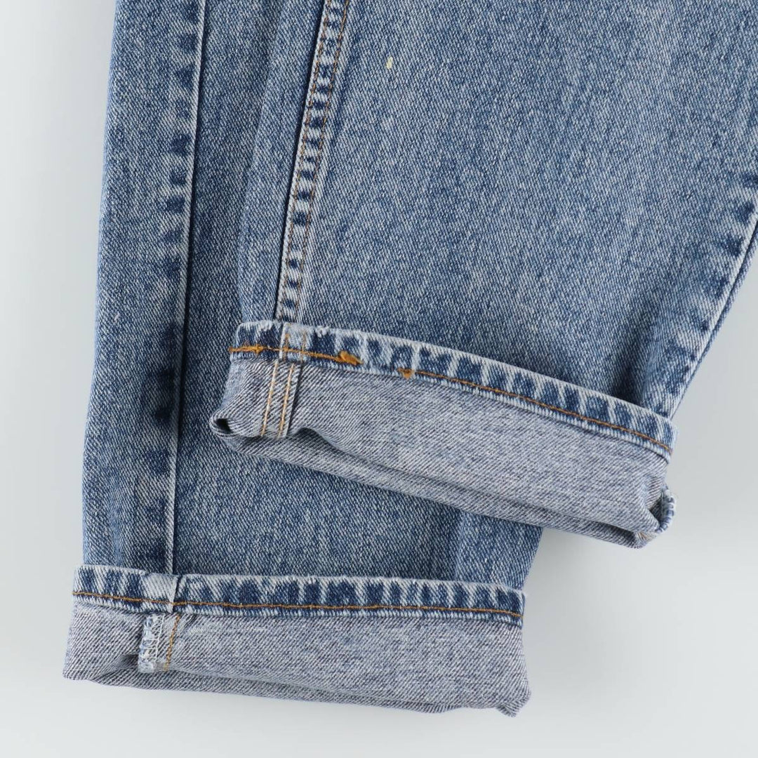 90'S Levi's 505 Tapered Denim Pants Made in USA Men's W34 Vintage cotton Blue type light blue Vintage Second Hand