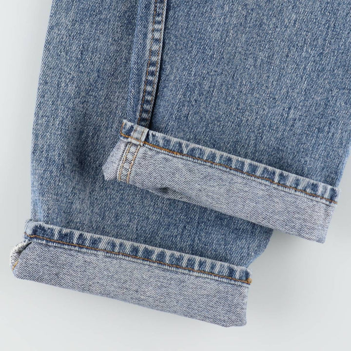 90'S Levi's 505 Tapered Denim Pants Made in USA Men's W34 Vintage cotton Blue type light blue Vintage Second Hand