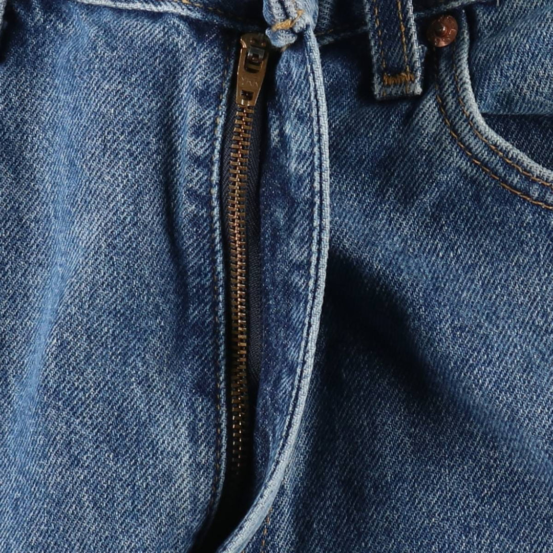 00'S Levi's 505 REGULAR FIT STRAIGHT LEG tapered denim pants for men, size w33 cotton blue type Vintage Second Hand