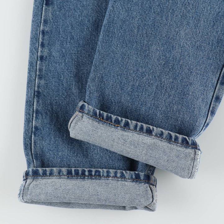 00'S Levi's 505 REGULAR FIT STRAIGHT LEG tapered denim pants for men, size w33 cotton blue type Vintage Second Hand