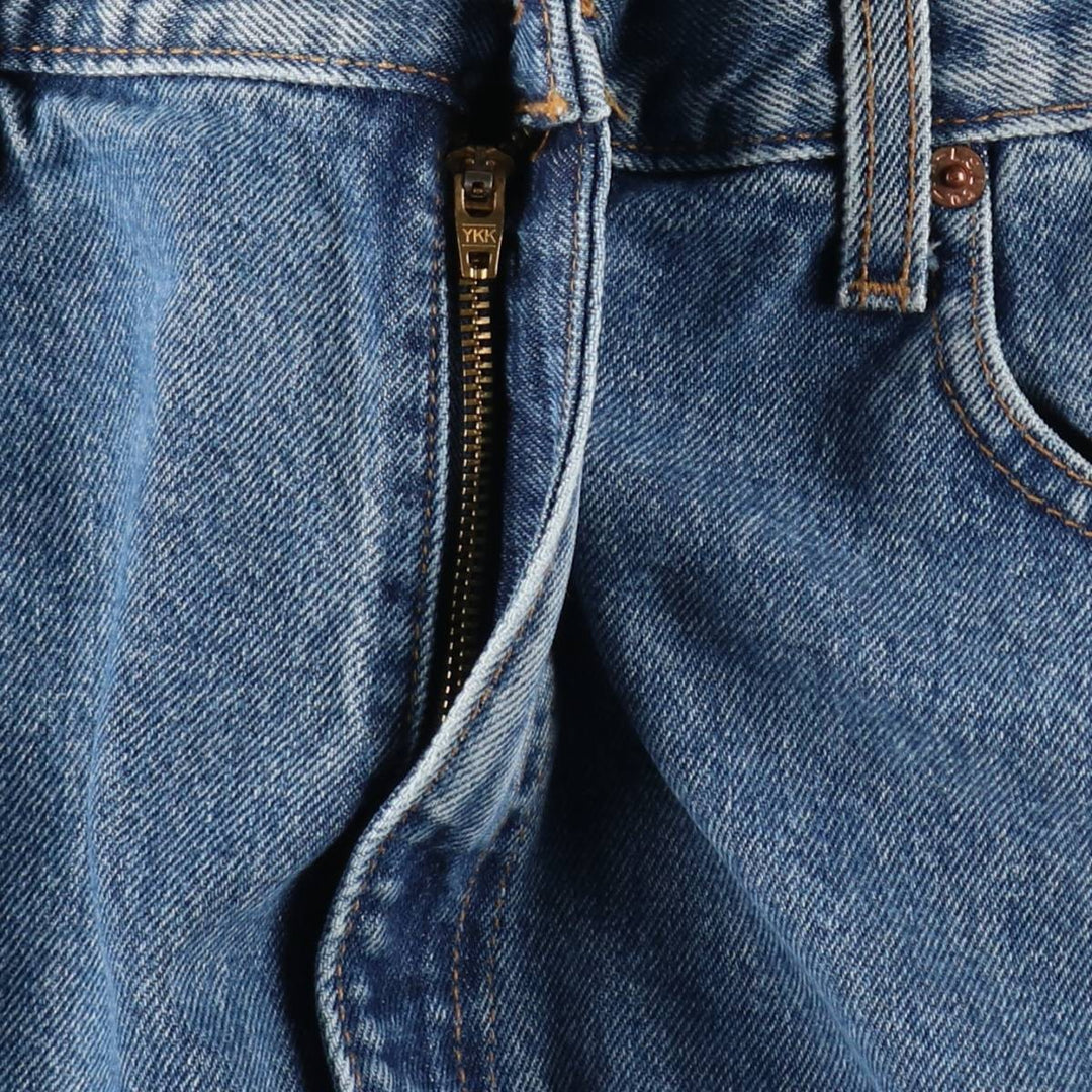 00'S Levi's 505 REGULAR FIT STRAIGHT LEG tapered denim pants for men, size w36 cotton blue type Vintage Second Hand