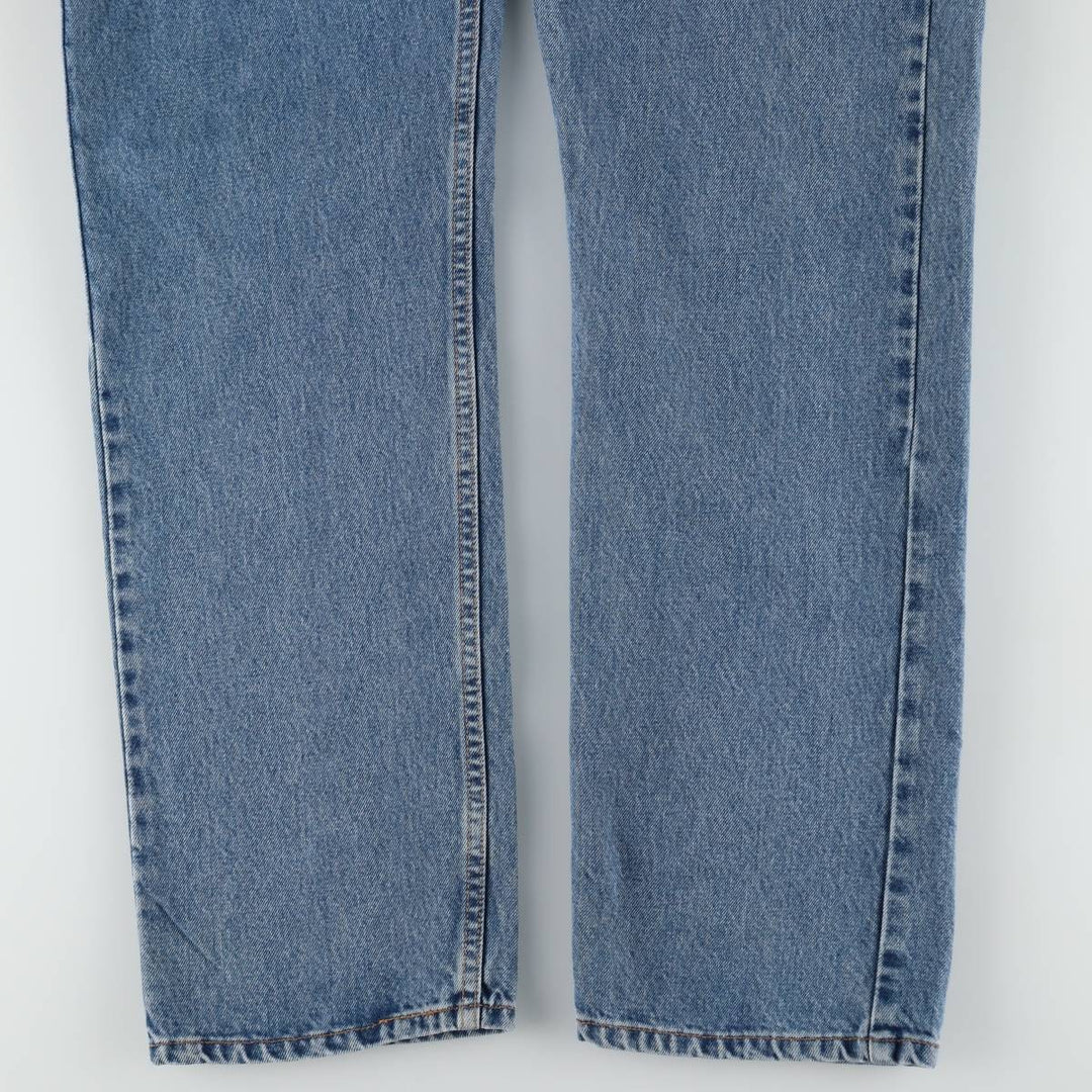 00'S Levi's 505 REGULAR FIT STRAIGHT LEG tapered denim pants for men, size w36 cotton blue type Vintage Second Hand