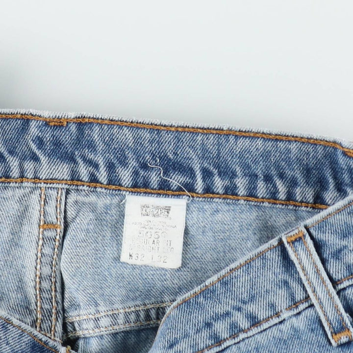90'S Levi's 505 Regular Fit Straight Leg Orange Tab Painted Tapered Denim Pants, Men's W30 (approx.) cotton blue type Vintage Second Hand