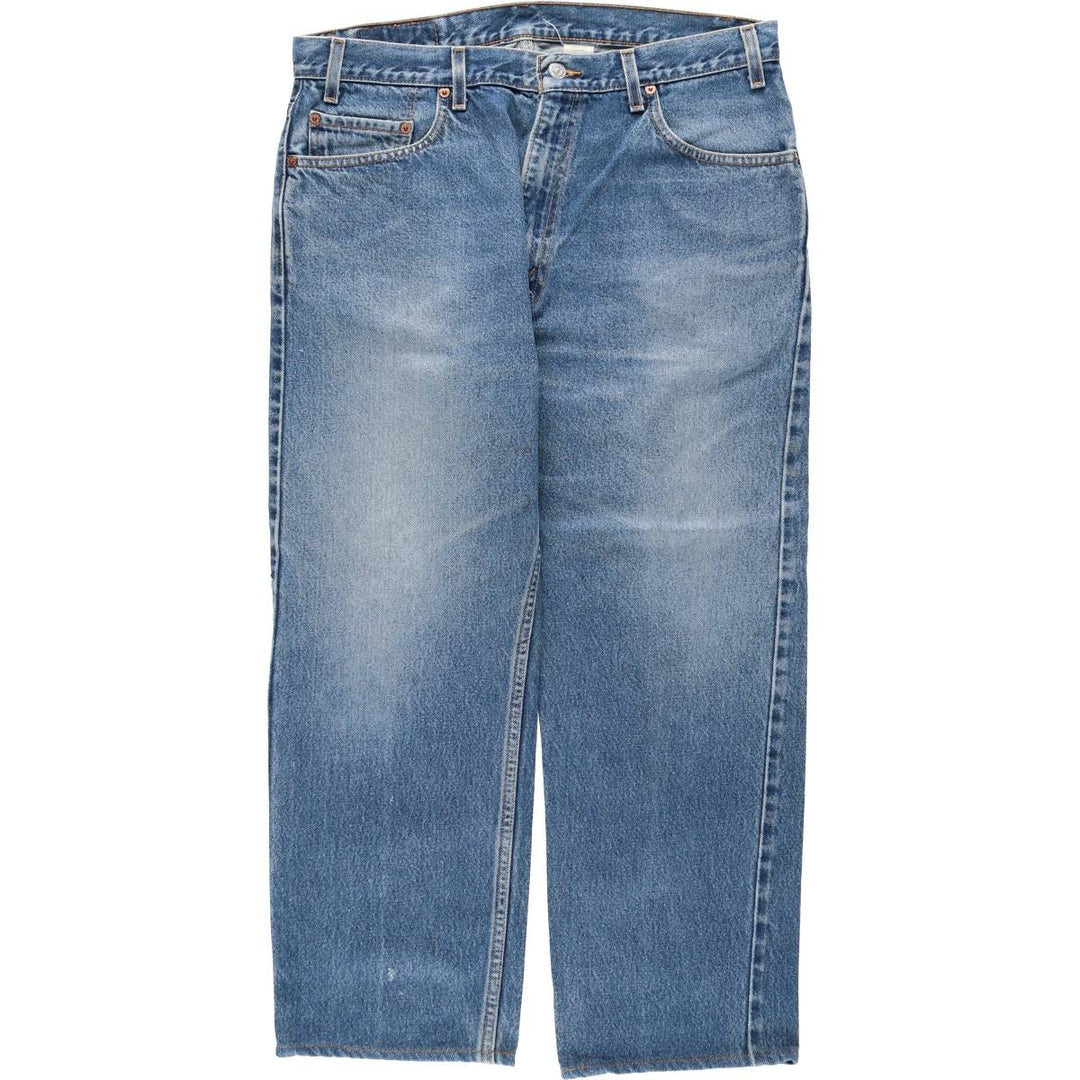 Levi's 505 tapered denim pants for men, size w36 unclear blue type Vintage Second Hand