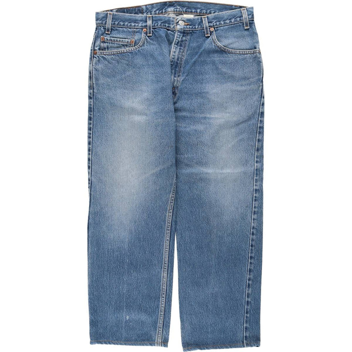 Levi's 505 tapered denim pants for men, size w36 unclear blue type Vintage Second Hand