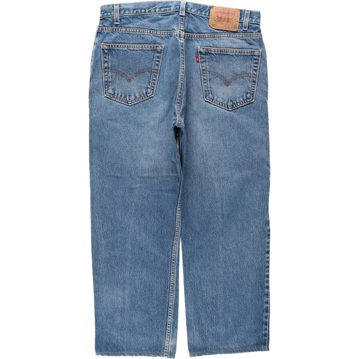 Levi's 505 tapered denim pants for men, size w36 unclear blue type Vintage Second Hand