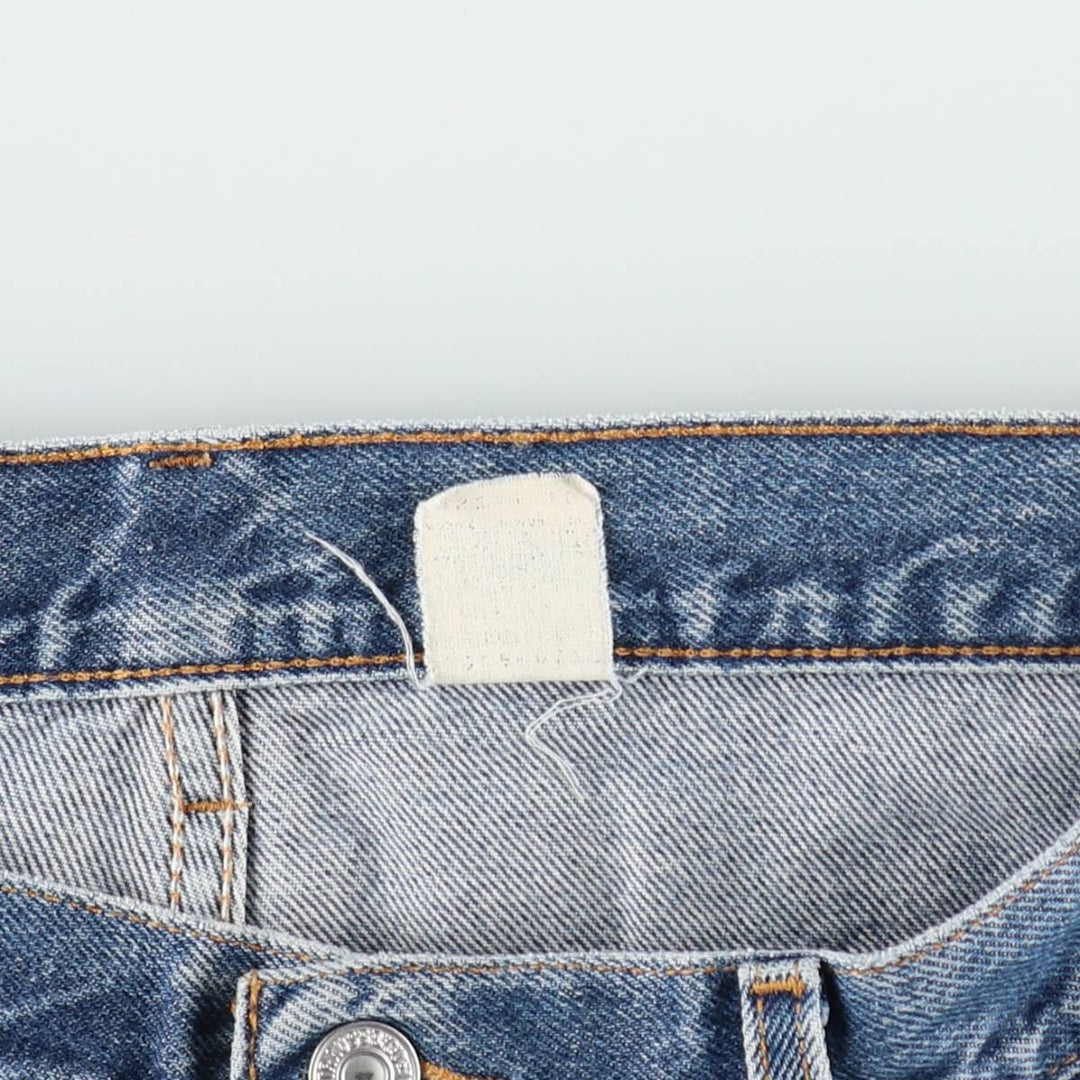 Levi's 505 tapered denim pants for men, size w36 unclear blue type Vintage Second Hand