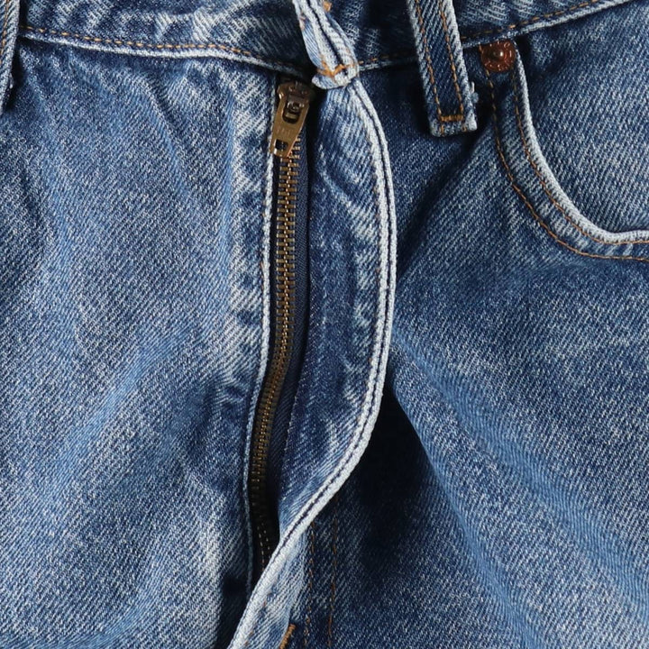 Levi's 505 tapered denim pants for men, size w36 unclear blue type Vintage Second Hand