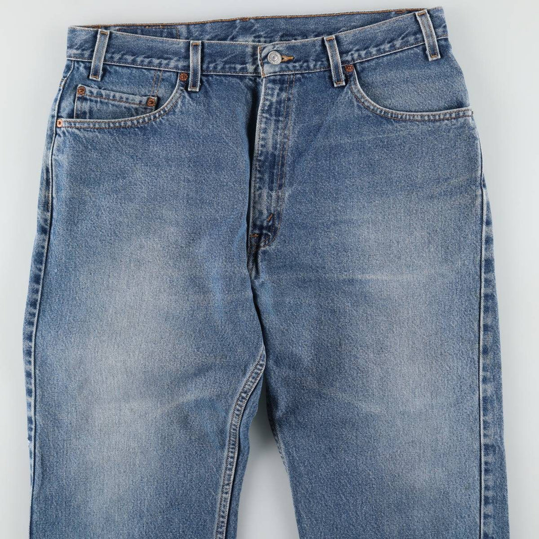 Levi's 505 tapered denim pants for men, size w36 unclear blue type Vintage Second Hand