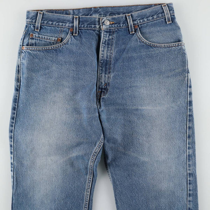 Levi's 505 tapered denim pants for men, size w36 unclear blue type Vintage Second Hand