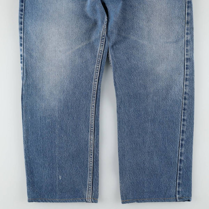 Levi's 505 tapered denim pants for men, size w36 unclear blue type Vintage Second Hand