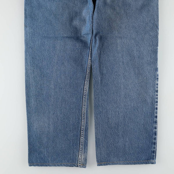 Levi's 505 tapered denim pants for men, size w36 unclear blue type Vintage Second Hand
