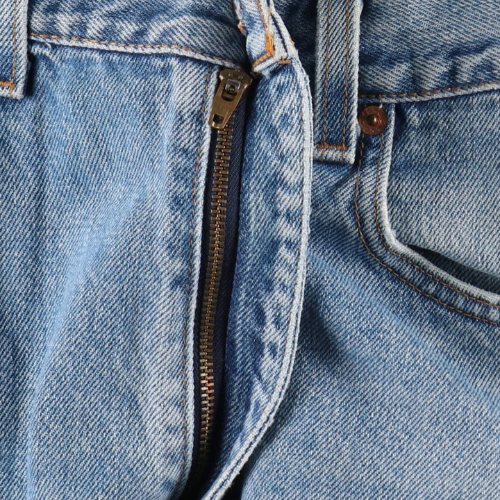 90'S Levi's 505 REGULAR FIT STRAIGHT LEG tapered denim pants for men, size W34, vintage cotton blue type Vintage Second Hand
