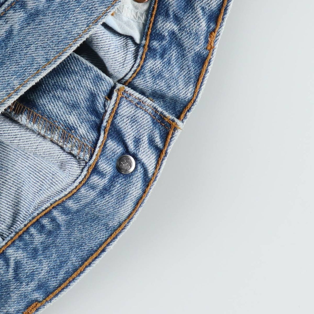 90'S Levi's 505 REGULAR FIT STRAIGHT LEG tapered denim pants for men, size w36, vintage cotton blue type Vintage Second Hand