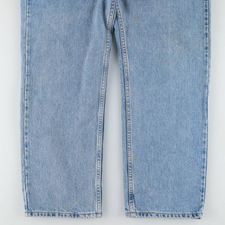 90'S Levi's 505 REGULAR FIT STRAIGHT LEG tapered denim pants for men, size w36, vintage cotton blue type Vintage Second Hand