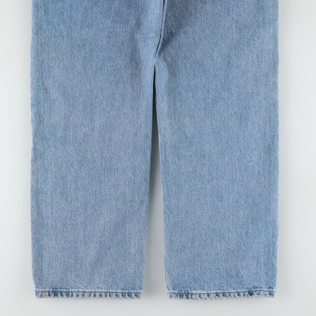 90'S Levi's 505 REGULAR FIT STRAIGHT LEG tapered denim pants for men, size w36, vintage cotton blue type Vintage Second Hand