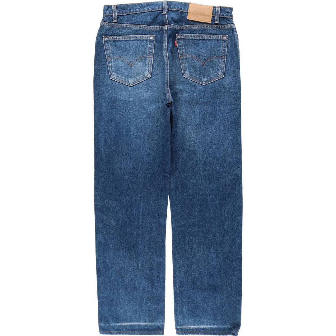1990'S Levi's 00505-0216 Tapered Denim Pants, Made in USA, Men's W36 (approx.), Vintage cotton blue type Vintage Second Hand