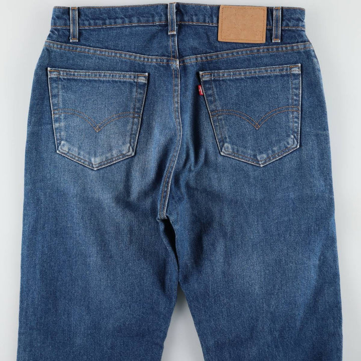 1990'S Levi's 00505-0216 Tapered Denim Pants, Made in USA, Men's W36 (approx.), Vintage cotton blue type Vintage Second Hand