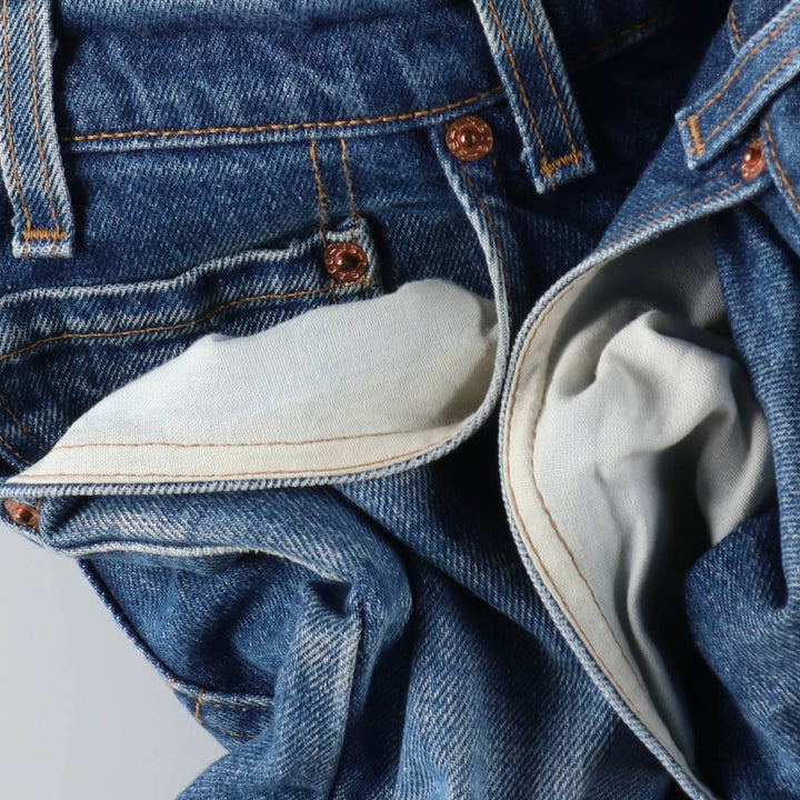1990'S Levi's 00505-0216 Tapered Denim Pants, Made in USA, Men's W36 (approx.), Vintage cotton blue type Vintage Second Hand