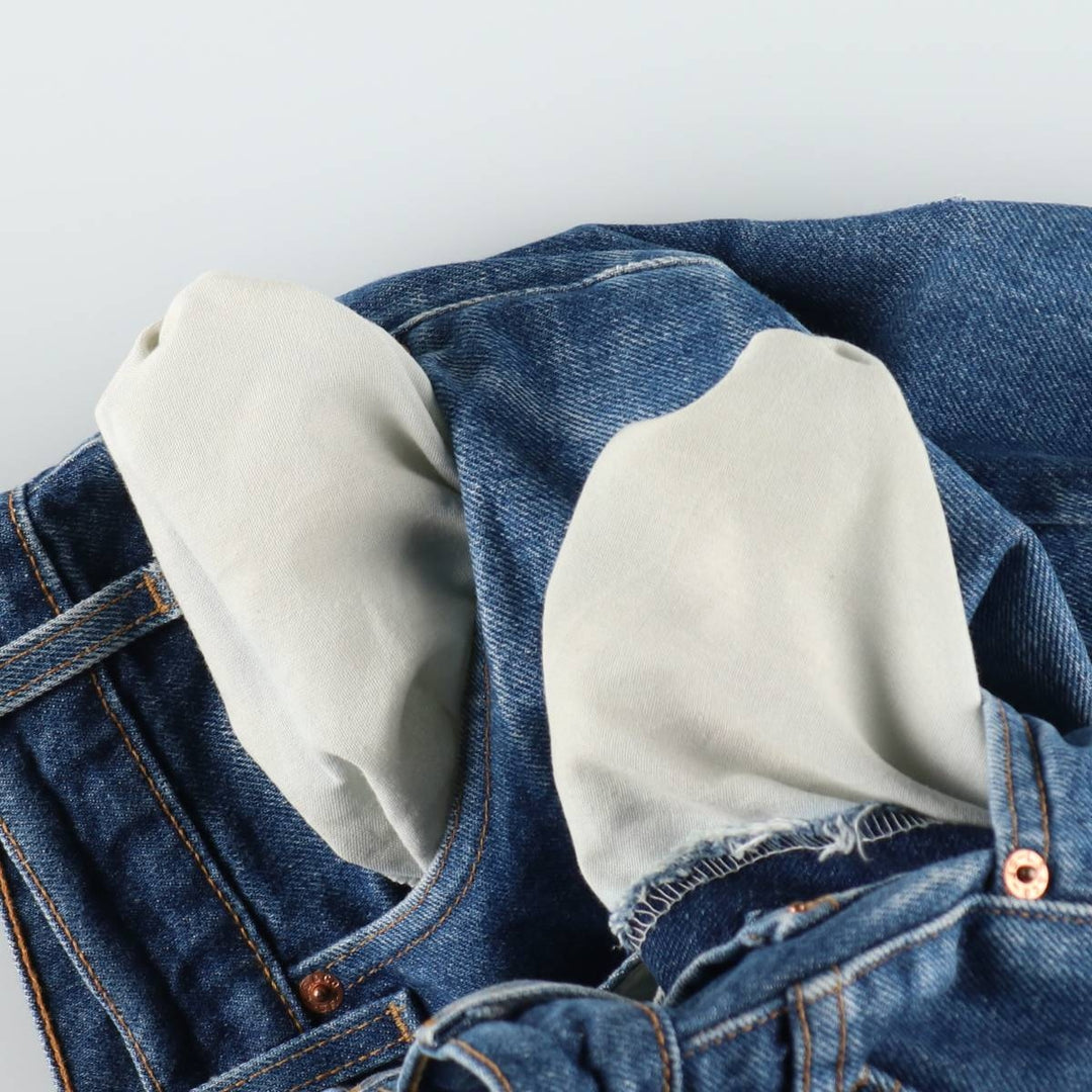 1990'S Levi's 00505-0216 Tapered Denim Pants, Made in USA, Men's W36 (approx.), Vintage cotton blue type Vintage Second Hand