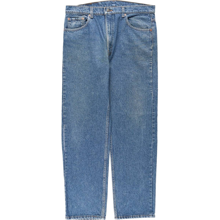 90'S Levi's 505-4891 Tapered Denim Pants, Made in USA, Men's, Size 36, Vintage cotton blue type Vintage Second Hand