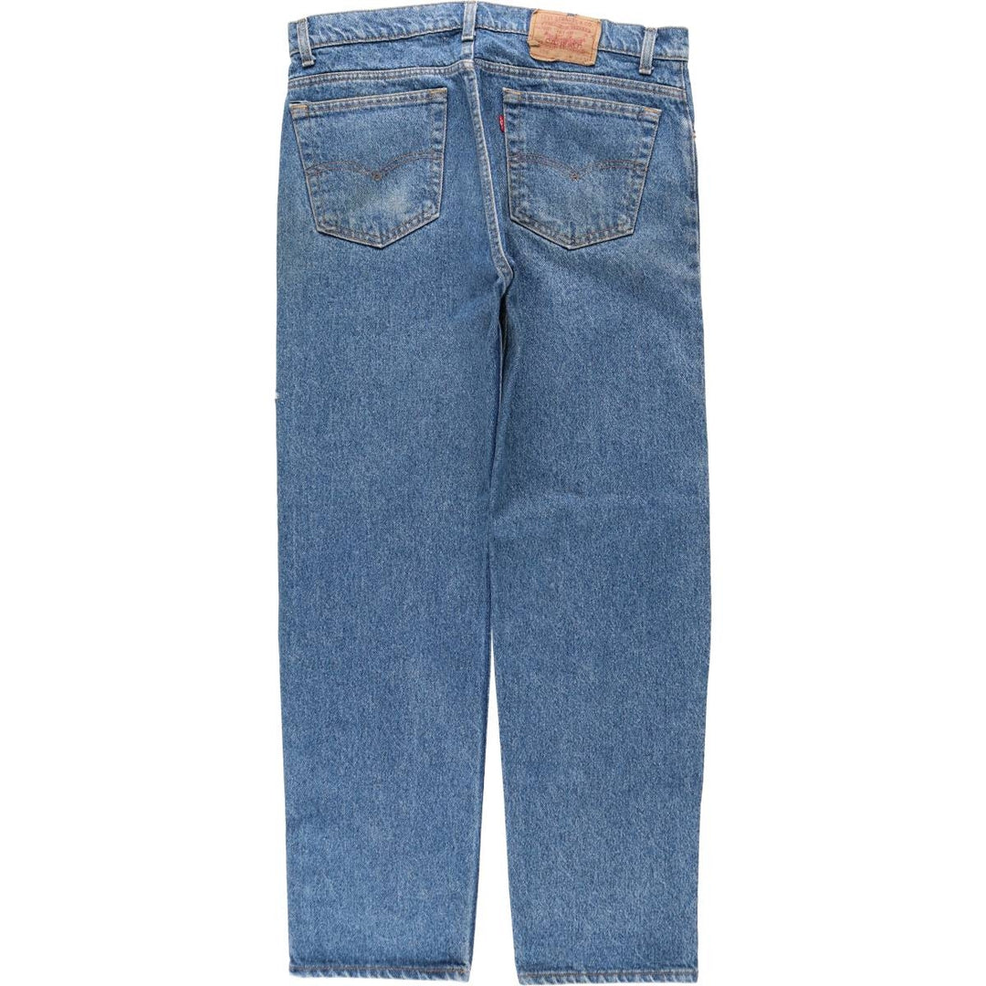 90'S Levi's 505-4891 Tapered Denim Pants, Made in USA, Men's, Size 36, Vintage cotton blue type Vintage Second Hand
