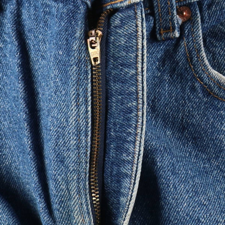 90'S Levi's 505-4891 Tapered Denim Pants, Made in USA, Men's, Size 36, Vintage cotton blue type Vintage Second Hand