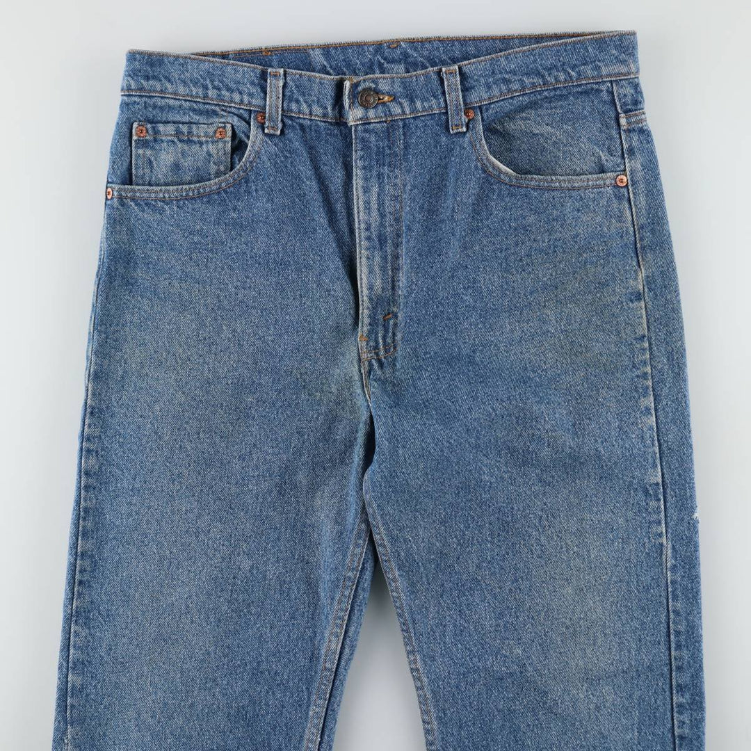 90'S Levi's 505-4891 Tapered Denim Pants, Made in USA, Men's, Size 36, Vintage cotton blue type Vintage Second Hand