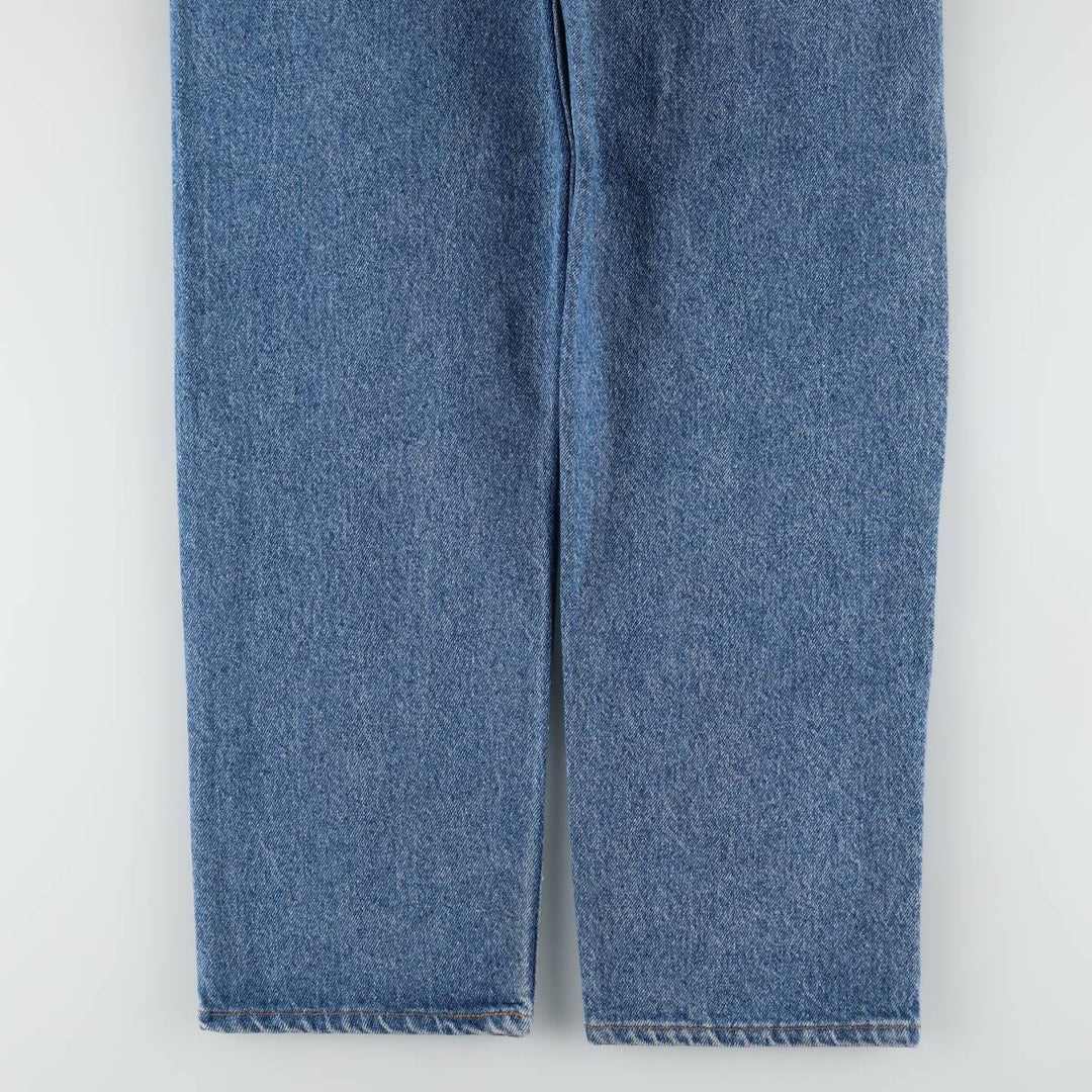 90'S Levi's 505-4891 Tapered Denim Pants, Made in USA, Men's, Size 36, Vintage cotton blue type Vintage Second Hand