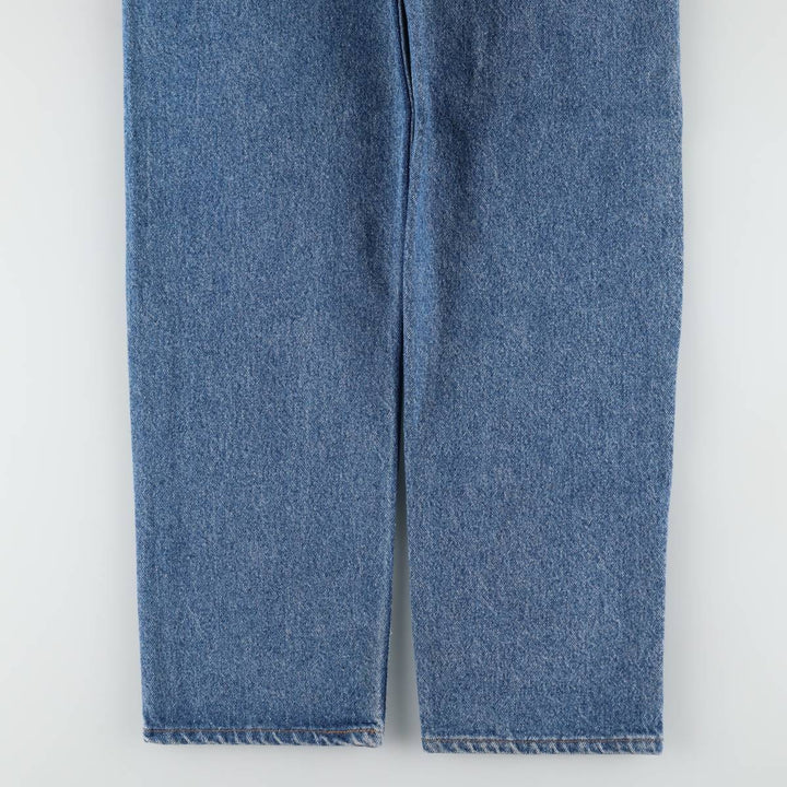 90'S Levi's 505-4891 Tapered Denim Pants, Made in USA, Men's, Size 36, Vintage cotton blue type Vintage Second Hand