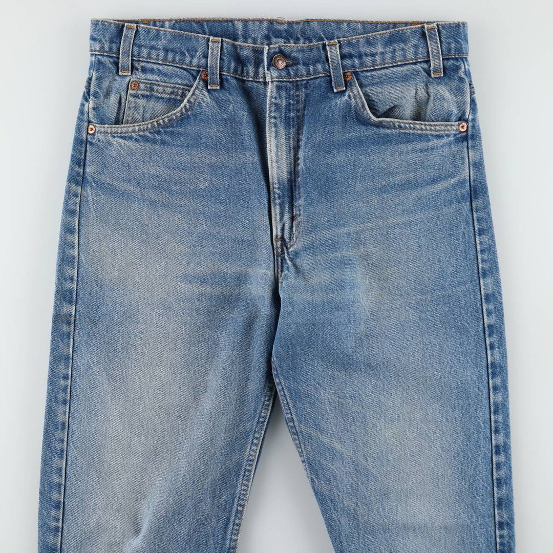 90'S Levi's 40505-0215 Orange Tab Tapered Denim Pants Made in USA Men's W34 Vintage cotton blue type Vintage Second Hand