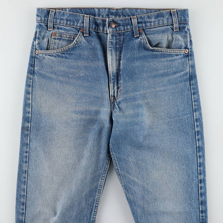 90'S Levi's 40505-0215 Orange Tab Tapered Denim Pants Made in USA Men's W34 Vintage cotton blue type Vintage Second Hand