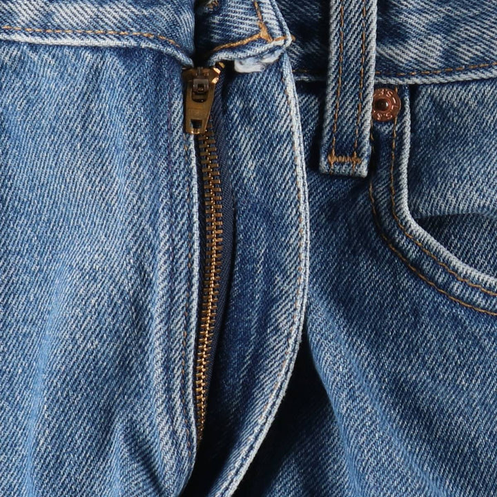 00'S Levi's 505 REGULAR FIT STRAIGHT LEG tapered denim pants made in USA men's w33 equivalent cotton blue type Vintage Second Hand