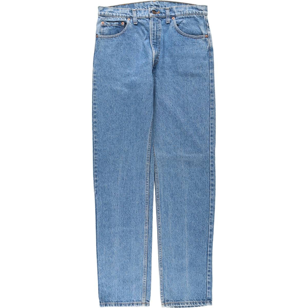 90'S Levi's 505-4891 Tapered Denim Pants Made in USA Men's W34 Vintage cotton blue type Vintage Second Hand