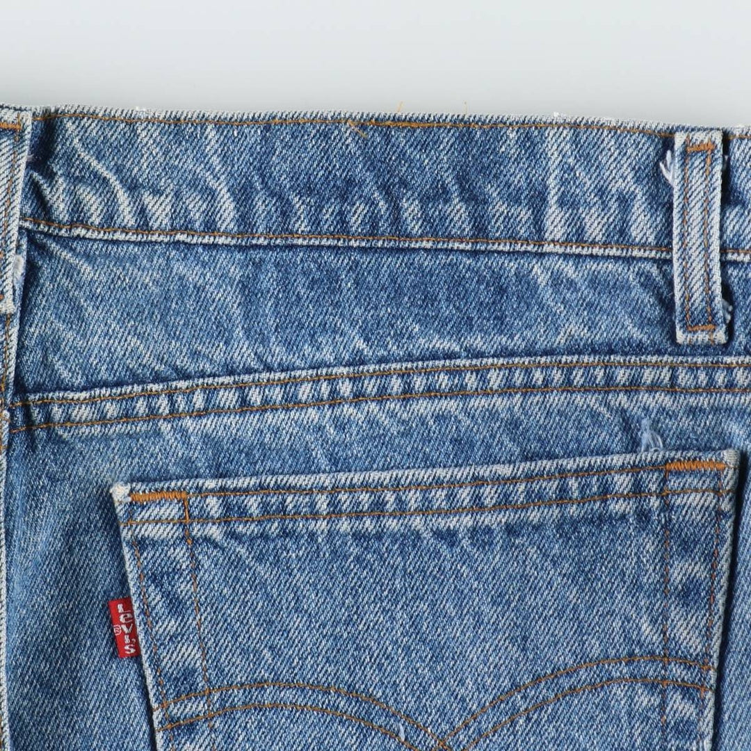 90'S Levi's 505-4891 Tapered Denim Pants Made in USA Men's W34 Vintage cotton blue type Vintage Second Hand