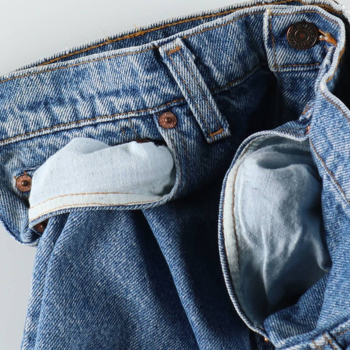 90'S Levi's 505-4891 Tapered Denim Pants Made in USA Men's W34 Vintage cotton blue type Vintage Second Hand