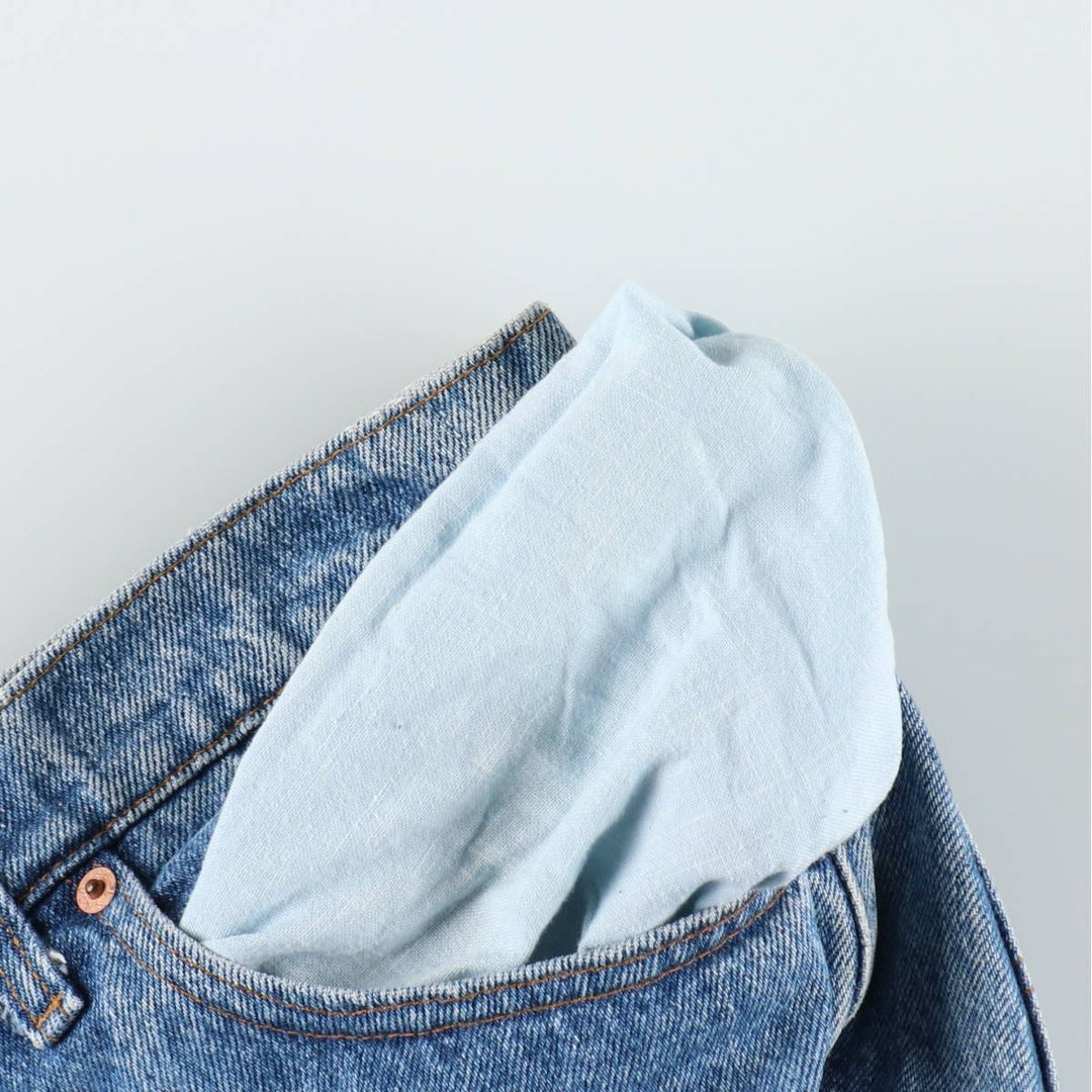 90'S Levi's 505-4891 Tapered Denim Pants Made in USA Men's W34 Vintage cotton blue type Vintage Second Hand