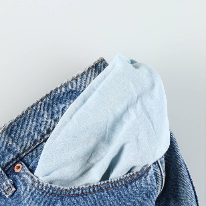90'S Levi's 505-4891 Tapered Denim Pants Made in USA Men's W34 Vintage cotton blue type Vintage Second Hand