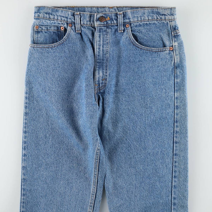 90'S Levi's 505-4891 Tapered Denim Pants Made in USA Men's W34 Vintage cotton blue type Vintage Second Hand