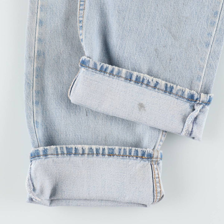 00'S Levi's 505 REGULAR FIT STRAIGHT LEG tapered denim pants made in USA, men's w35 equivalent cotton blue type Vintage Second Hand