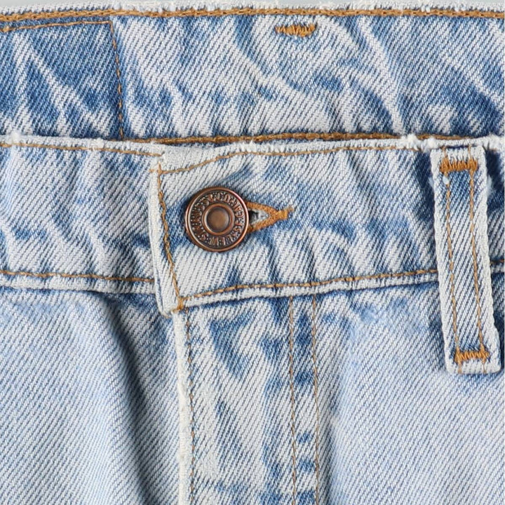 90'S Levi's 505 REGULAR FIT STRAIGHT LEG Tapered Denim Pants Made in USA Men's W35 Vintage cotton blue type Vintage Second Hand