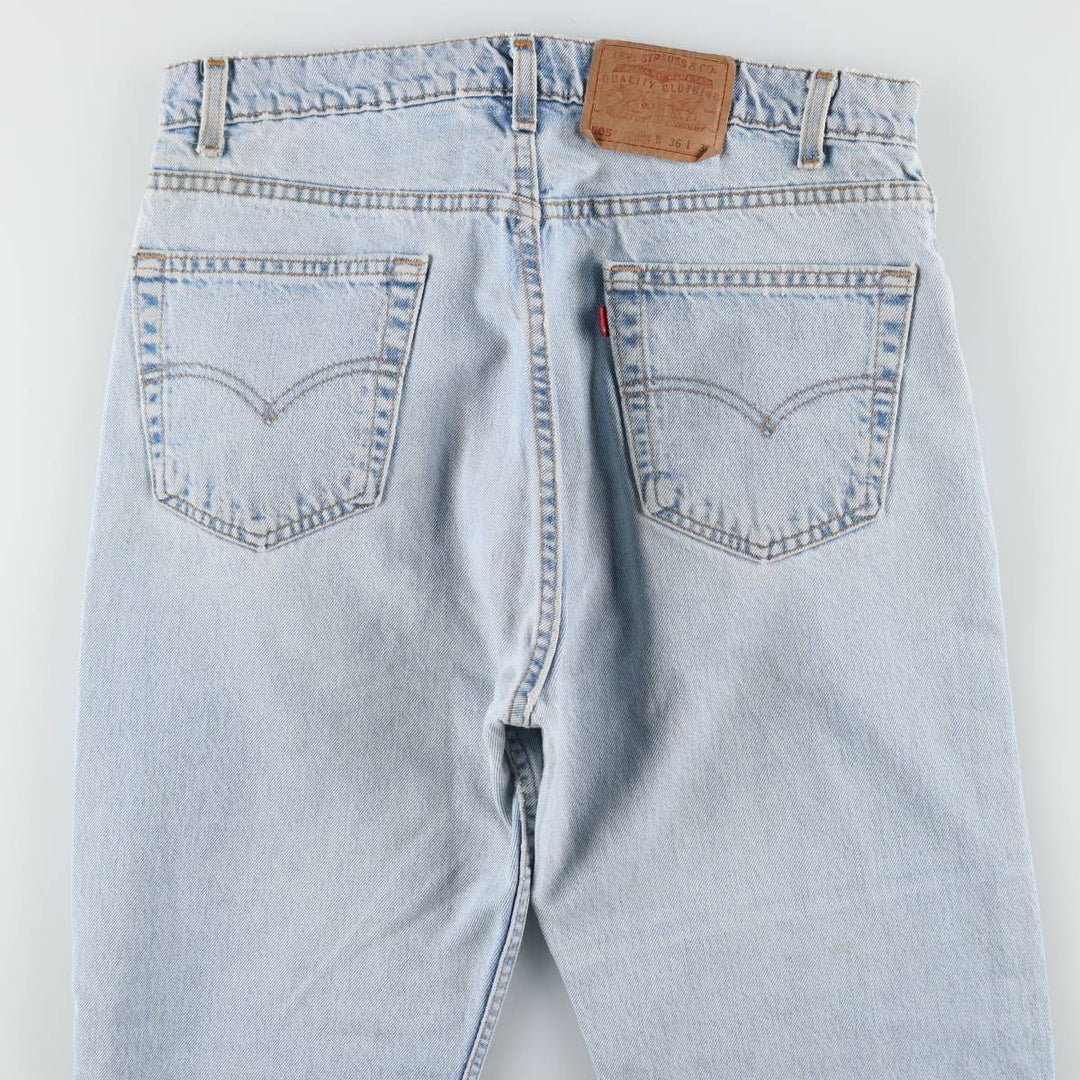 90'S Levi's 505 REGULAR FIT STRAIGHT LEG Tapered Denim Pants Made in USA Men's W35 Vintage cotton blue type Vintage Second Hand