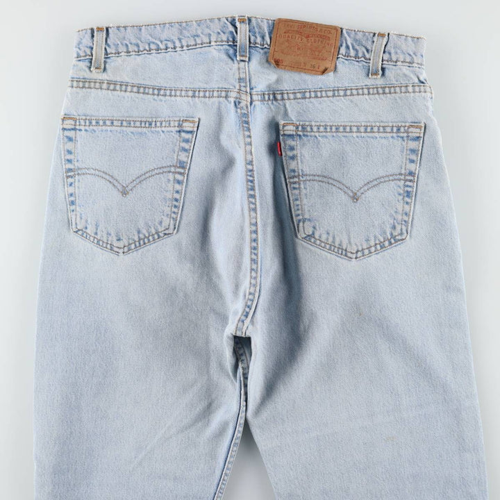 90'S Levi's 505 REGULAR FIT STRAIGHT LEG Tapered Denim Pants Made in USA Men's W35 Vintage cotton blue type Vintage Second Hand