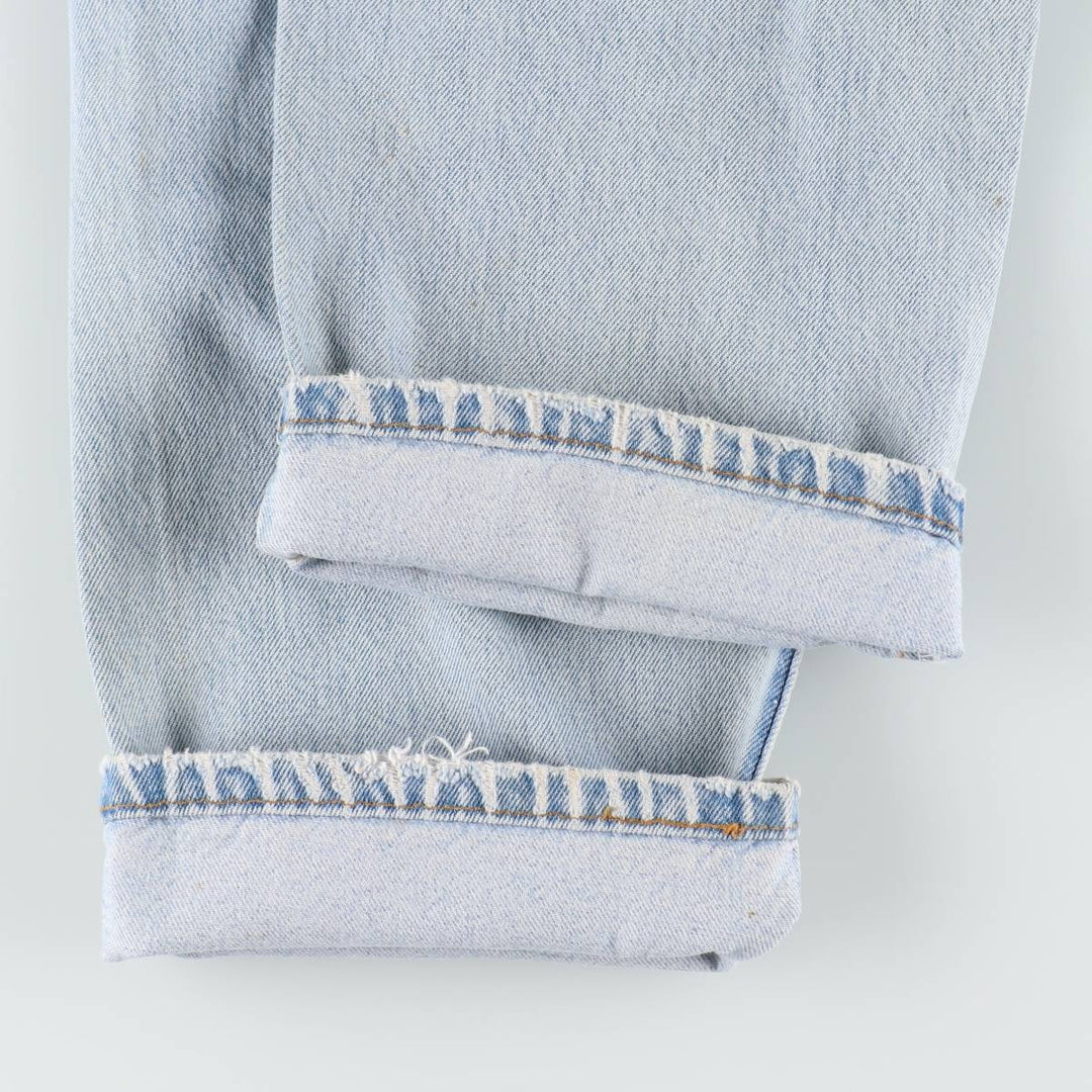 90'S Levi's 505 REGULAR FIT STRAIGHT LEG Tapered Denim Pants Made in USA Men's W35 Vintage cotton blue type Vintage Second Hand