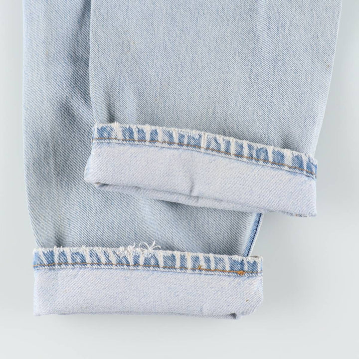 90'S Levi's 505 REGULAR FIT STRAIGHT LEG Tapered Denim Pants Made in USA Men's W35 Vintage cotton blue type Vintage Second Hand