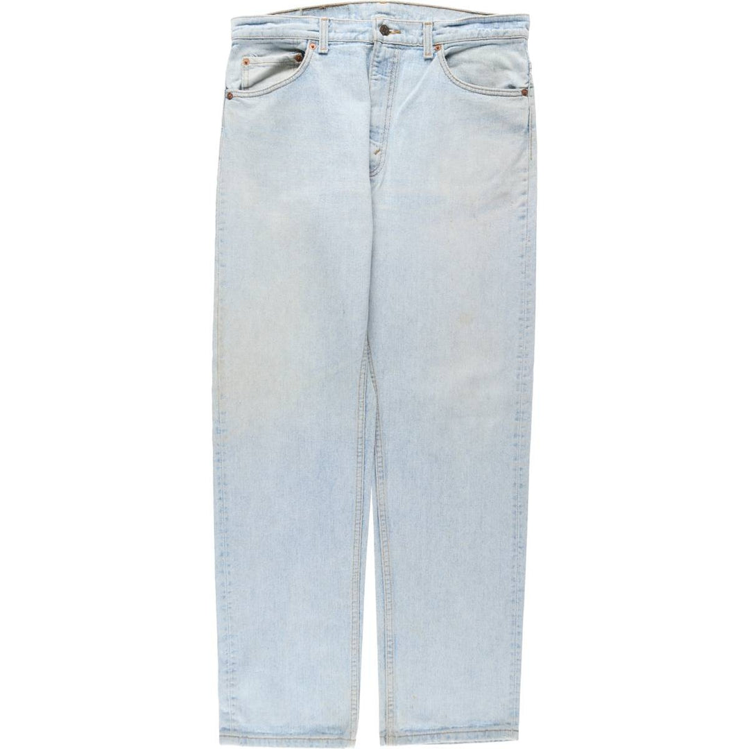 90'S Levi's 505-4834 Tapered Denim Pants, Made in USA, Men's, Size 36, Vintage cotton Blue type light blue Vintage Second Hand