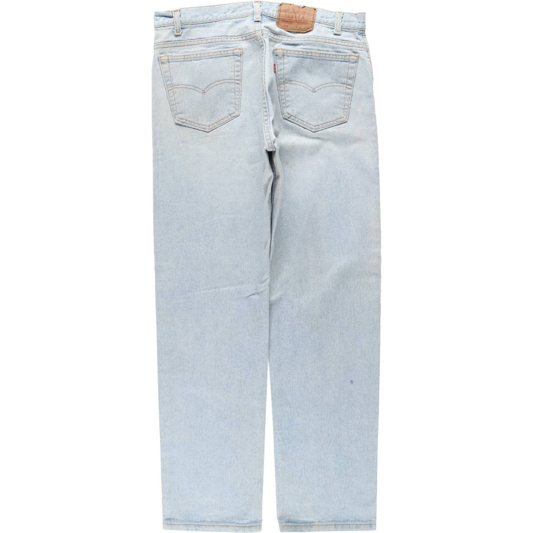 90'S Levi's 505-4834 Tapered Denim Pants, Made in USA, Men's, Size 36, Vintage cotton Blue type light blue Vintage Second Hand