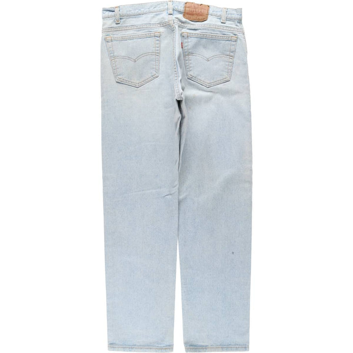 90'S Levi's 505-4834 Tapered Denim Pants, Made in USA, Men's, Size 36, Vintage cotton Blue type light blue Vintage Second Hand