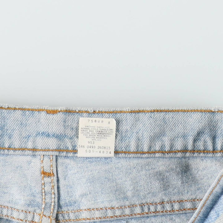 90'S Levi's 505-4834 Tapered Denim Pants, Made in USA, Men's, Size 36, Vintage cotton Blue type light blue Vintage Second Hand